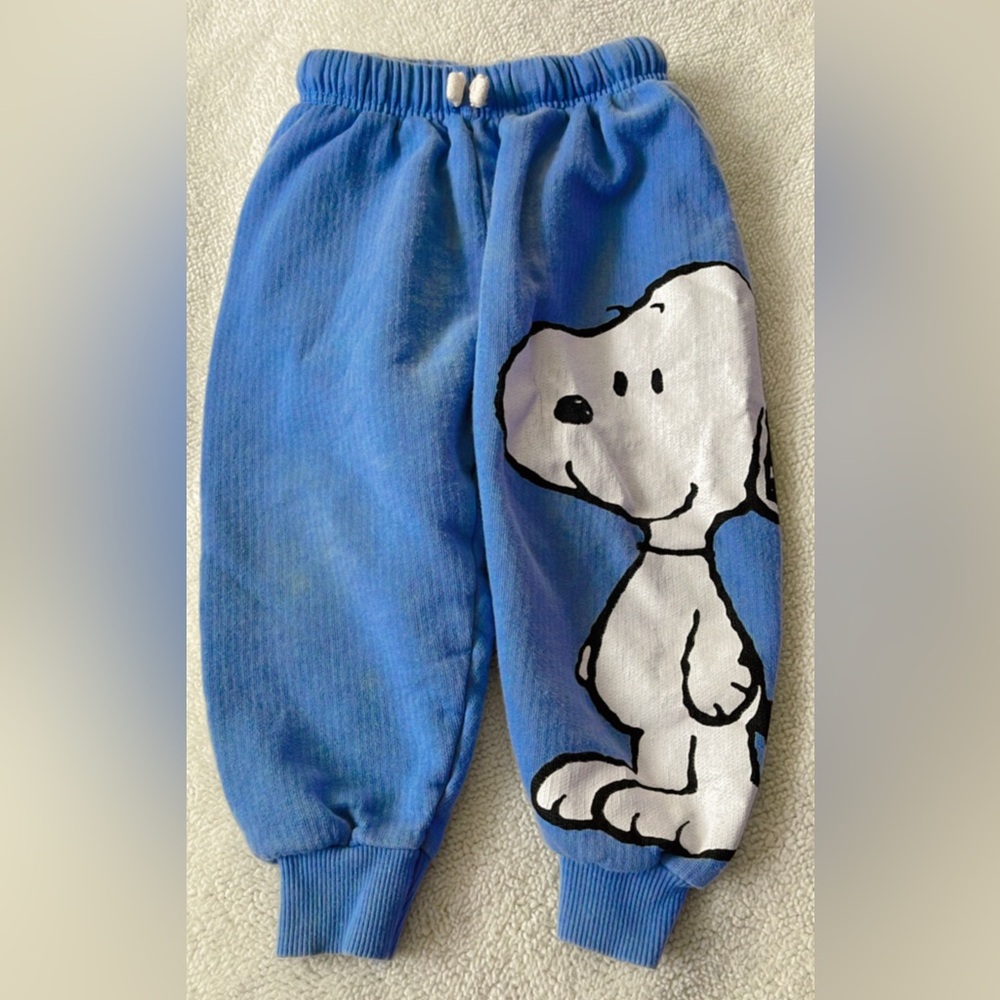 Zara Sweatpants Snoopy Peanut Kids Pants Boys Girls Joggers Toddlers Gift